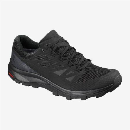 Salomon OUTline GTX Mens Hiking Shoes Black UK ZYOF